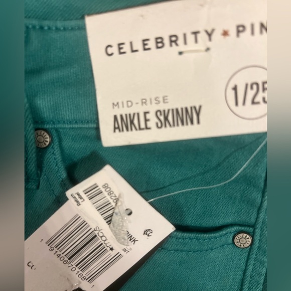 CELEBRITY PINK teal jeans - Picture 2 of 3